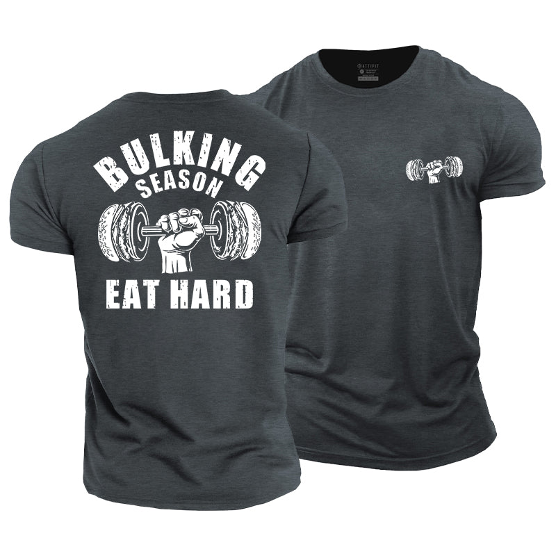 Bulking Season Graphic Men's Cotton T-Shirts