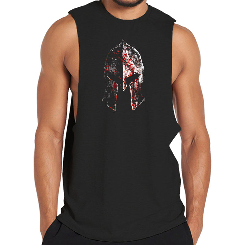 Sanguinity Spartan Helmet Graphic Tank Top