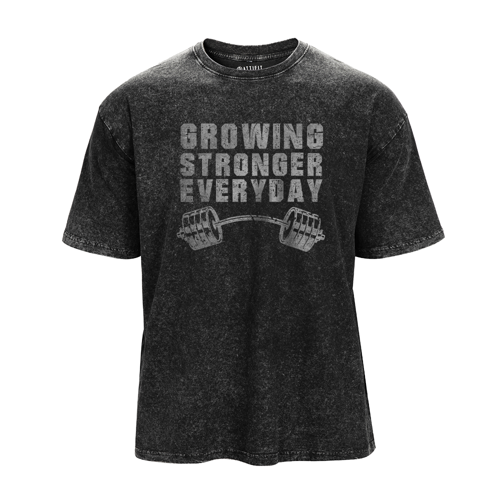 Growing Stronger Everyday Washed T-Shirt