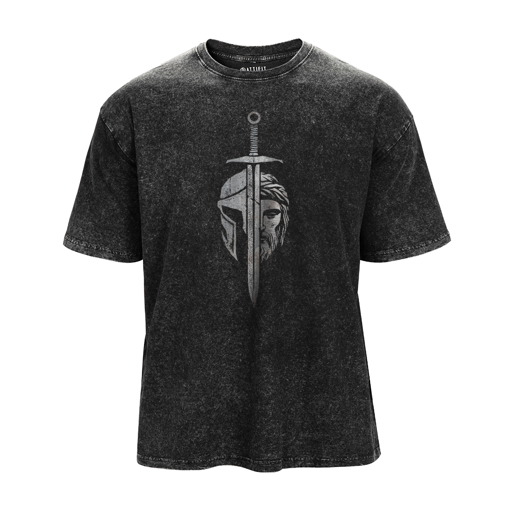 Warrior and Faith Washed T-Shirt