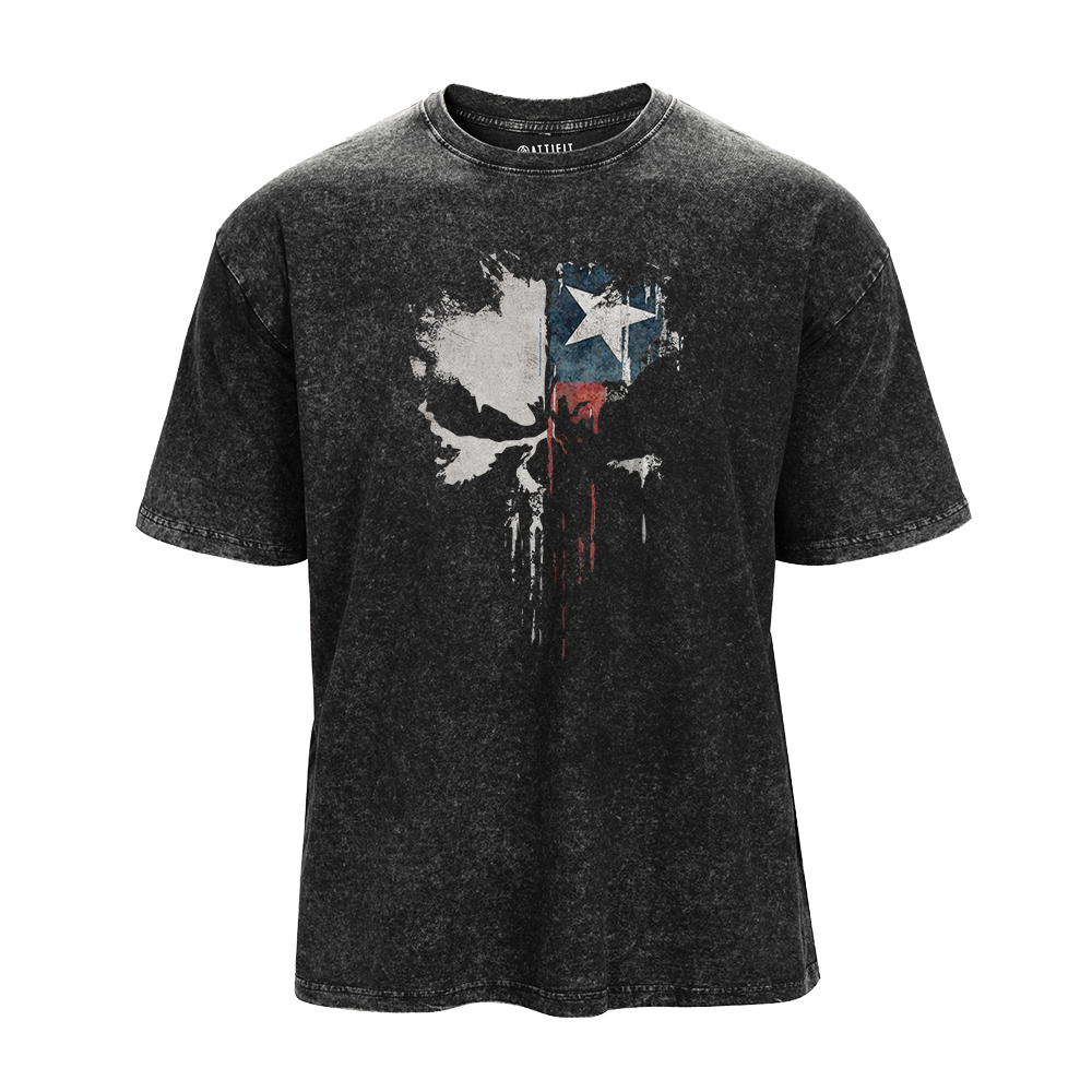 Texas Skull Washed T-Shirt