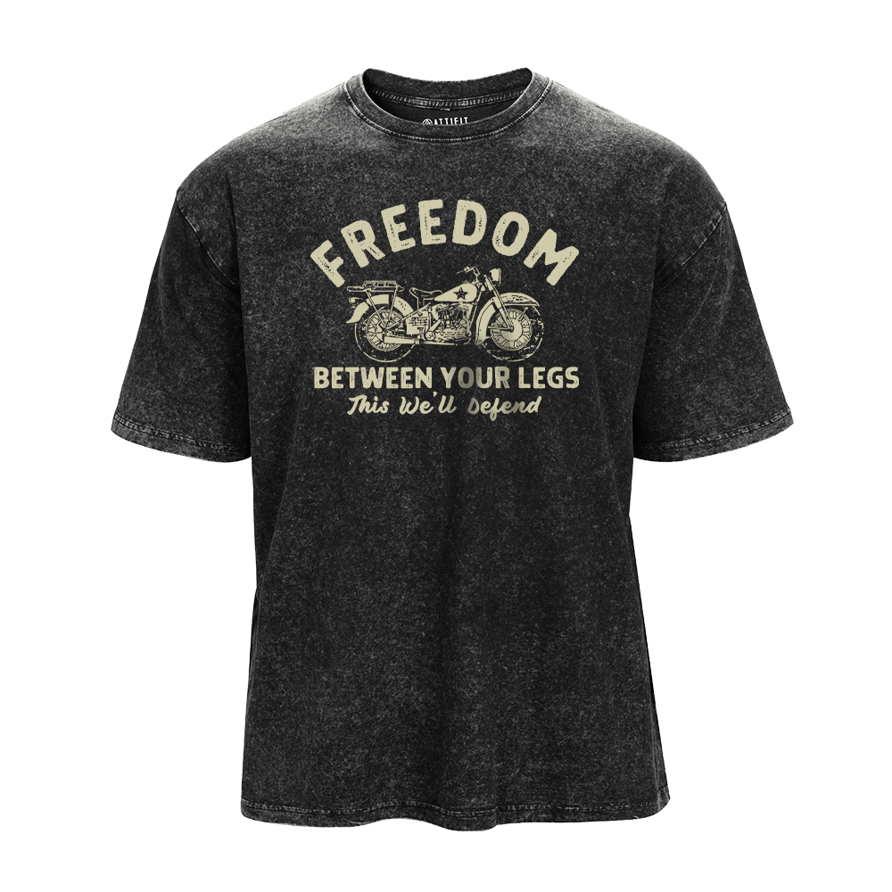 Freedom Between Your Legs Washed T-Shirt