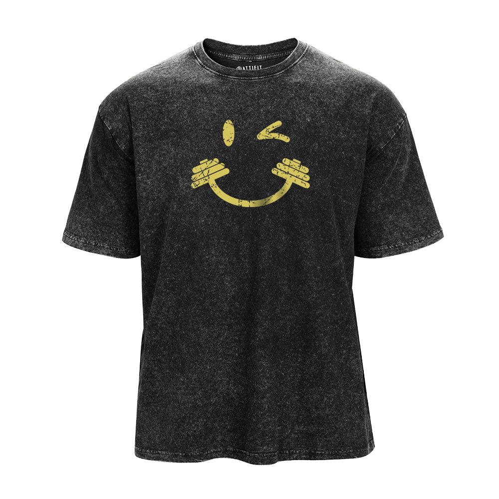 Gym Smile Washed T-Shirt