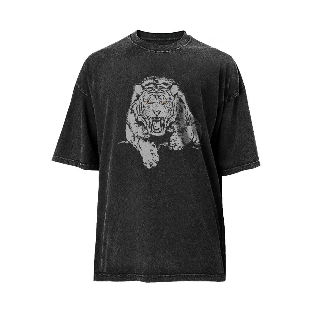 Fierce Tiger Washed T-Shirt