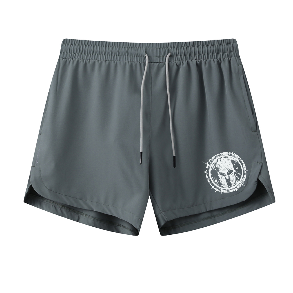 Spartan Helmet Graphic Shorts