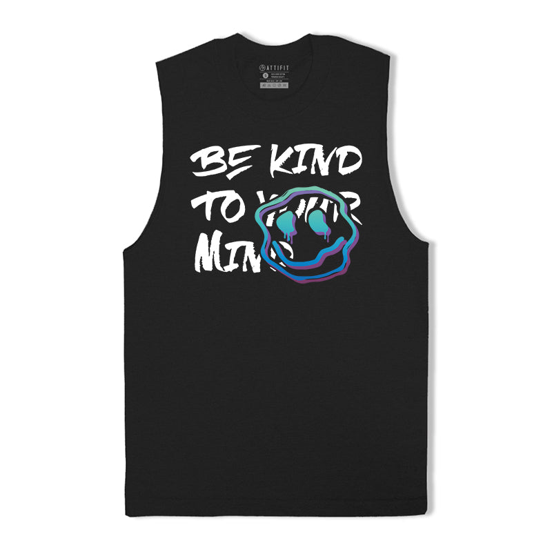 Cotton Be Kind To Your Mind Graphic Tank Top