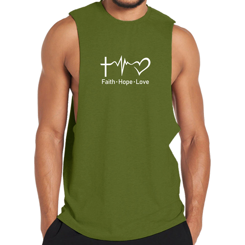 Faith Hope Love Graphic Tank Top