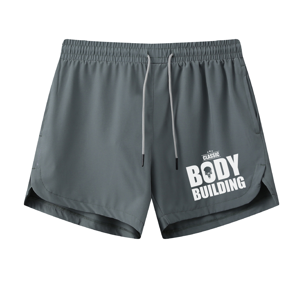 Body Building Graphic Shorts