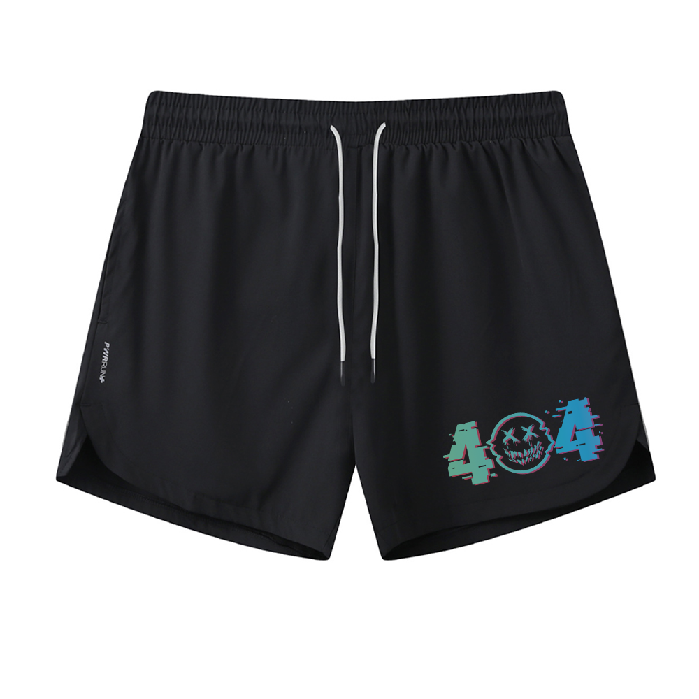 404 Smiley Graphic Shorts