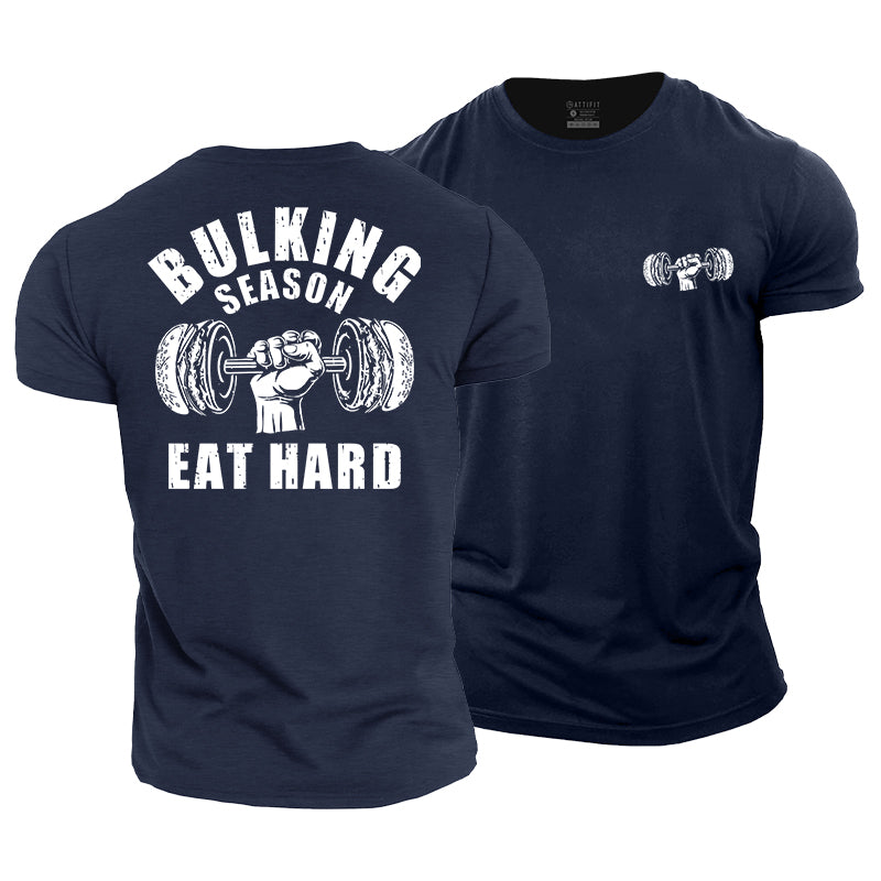 Bulking Season Graphic Men's Cotton T-Shirts