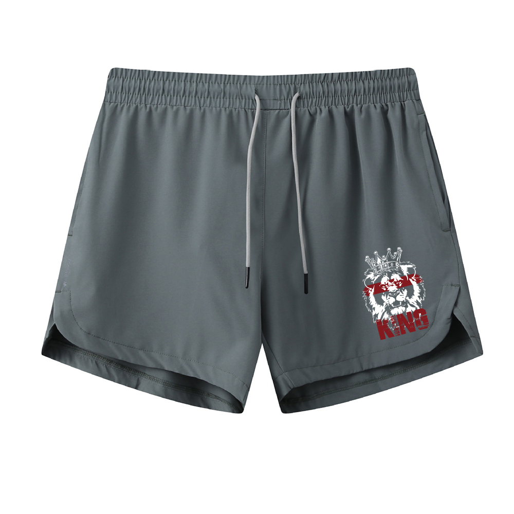 King Of Lions Graphic Shorts