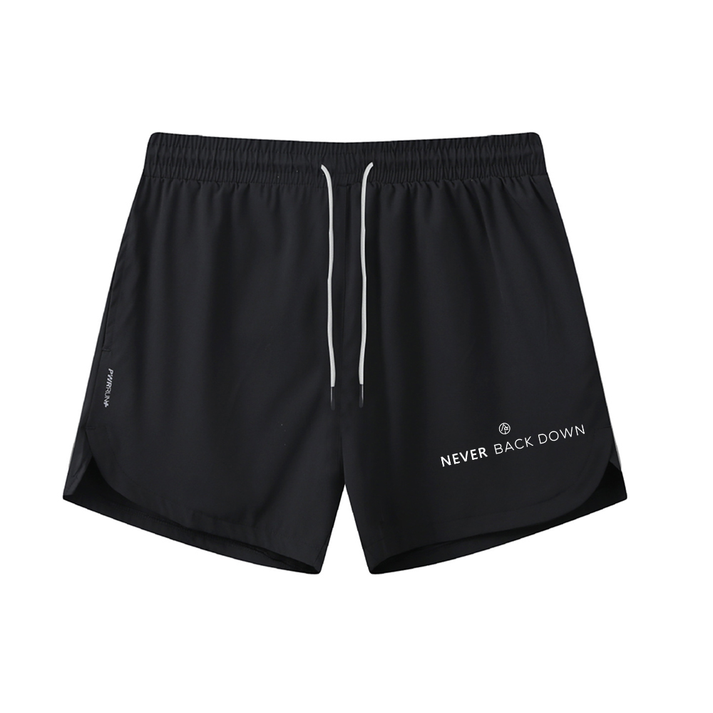 Never Back Down Graphic Shorts