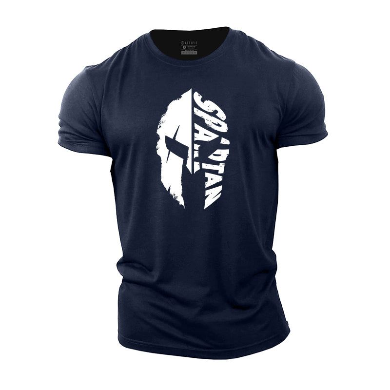 Cotton  Spartan Graphic Men's T-shirts