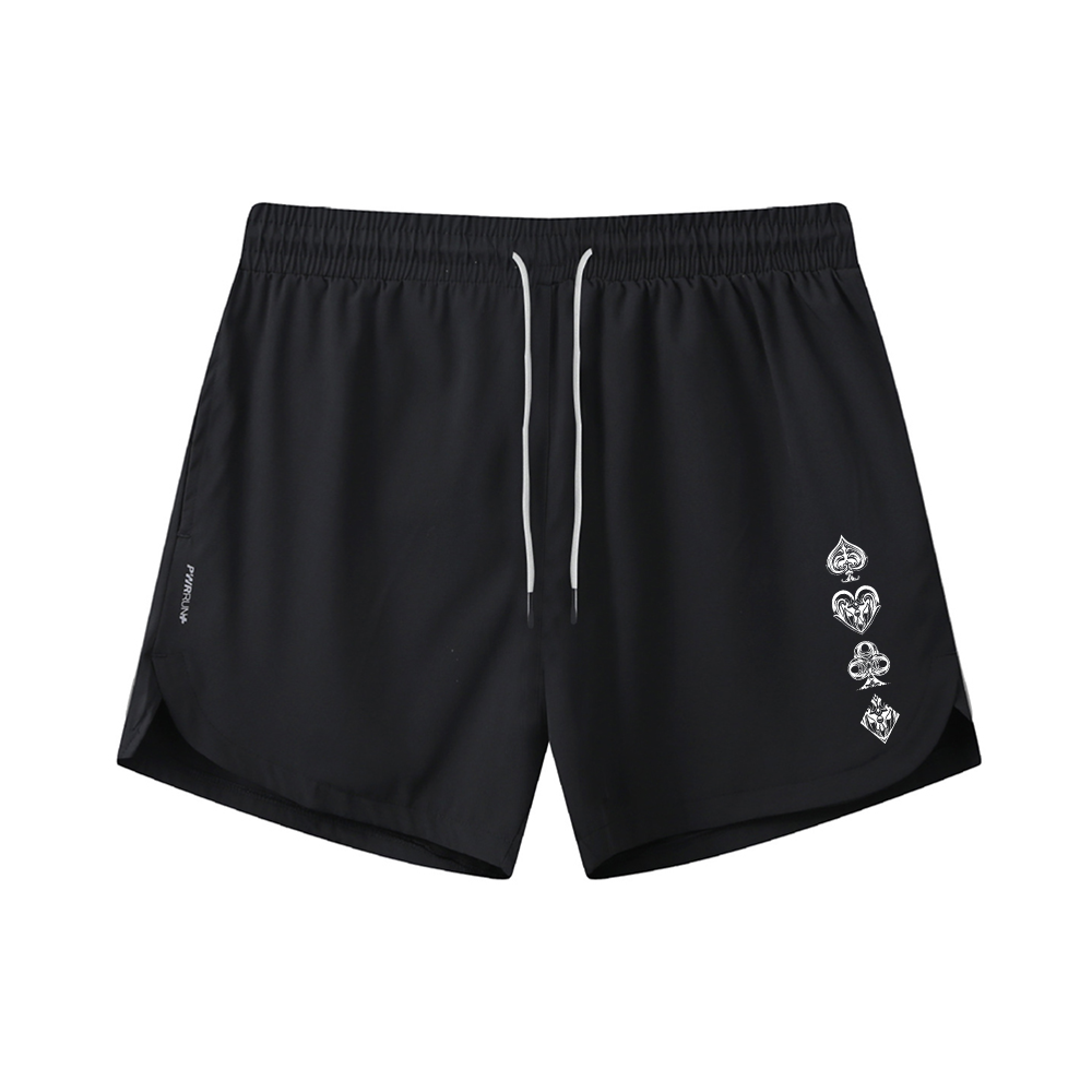 Poker Elements Graphic Shorts