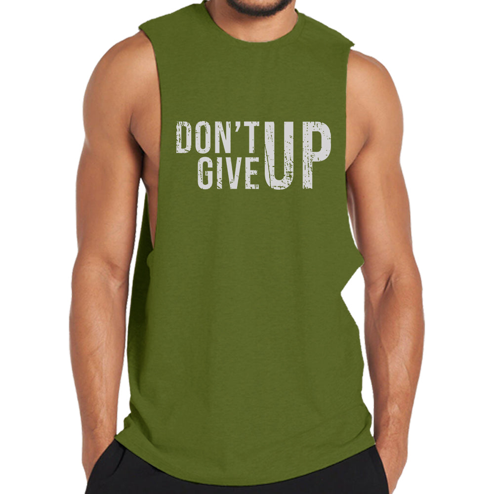 Don't Give Up Graphic Tank Top