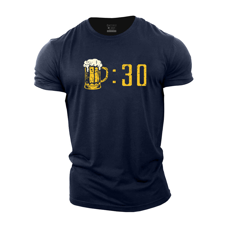 Beer Thirty Print Cotton T-shirts