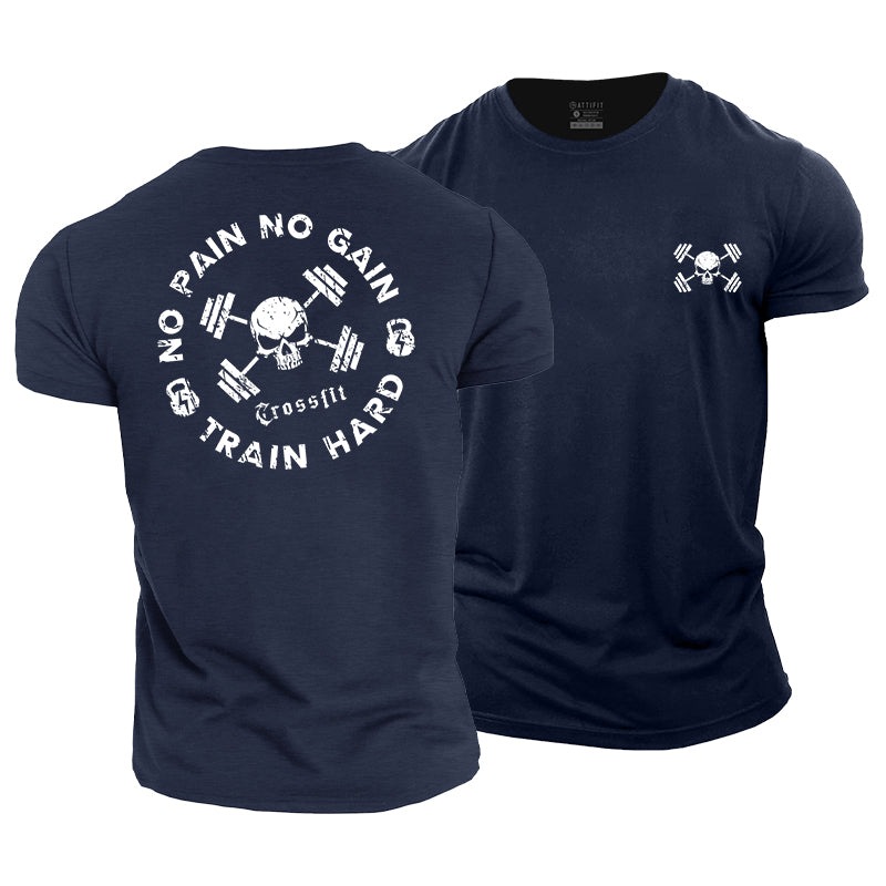 Train Hard Crossfit Cotton Warrior Men's T-Shirts