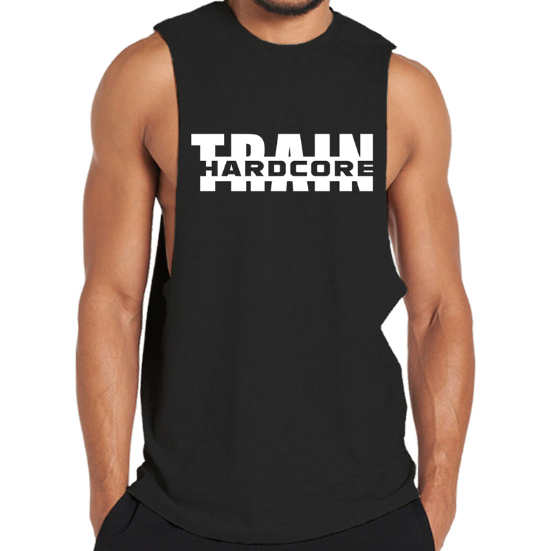 Train Hardcore Graphic Tank Top