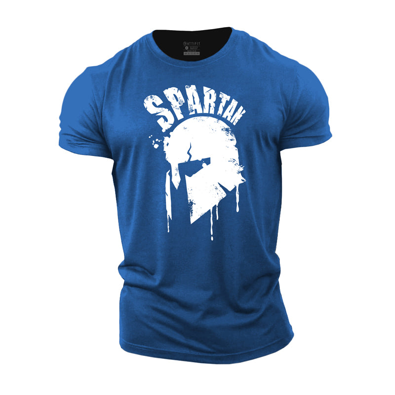 Spartan Helmet Cotton Men's T-Shirts