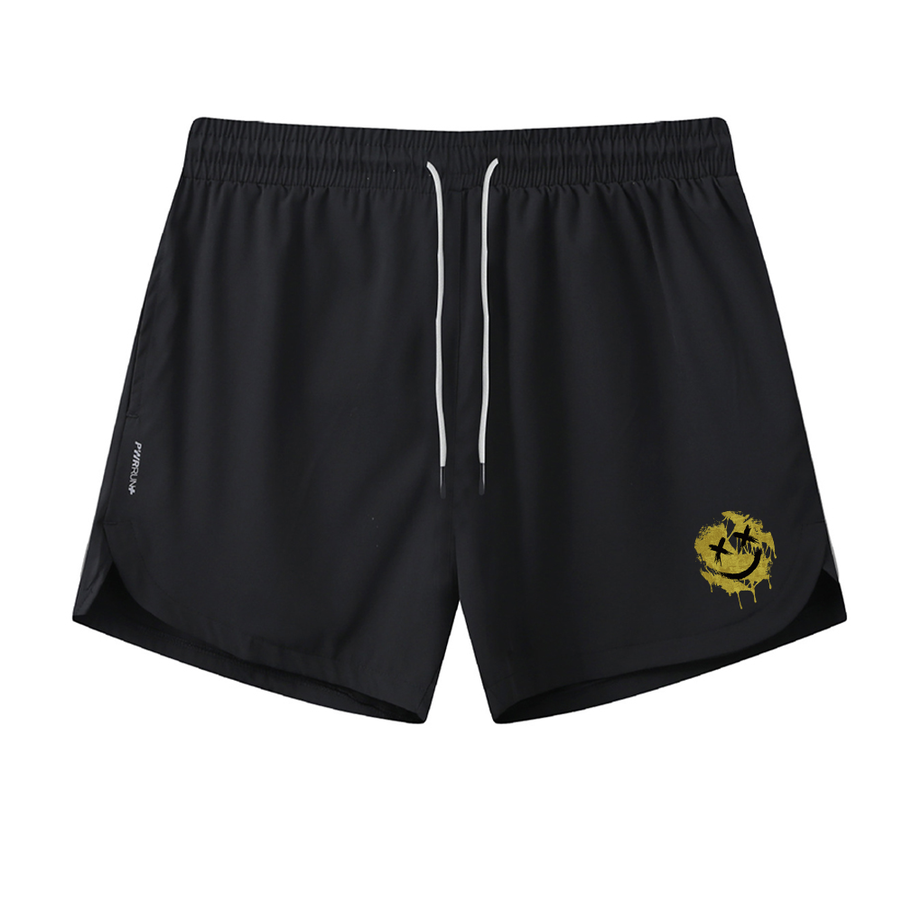 Broken Smile Graphic Shorts