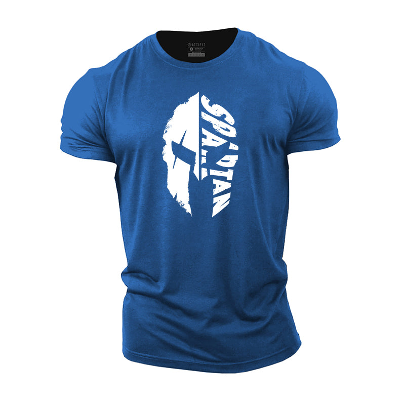 Cotton  Spartan Graphic Men's T-shirts