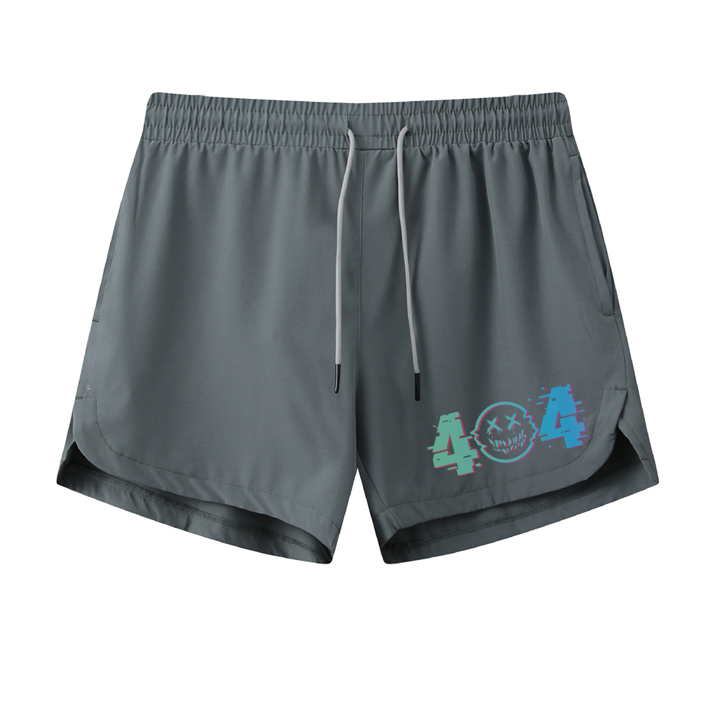 404 Smiley Graphic Shorts