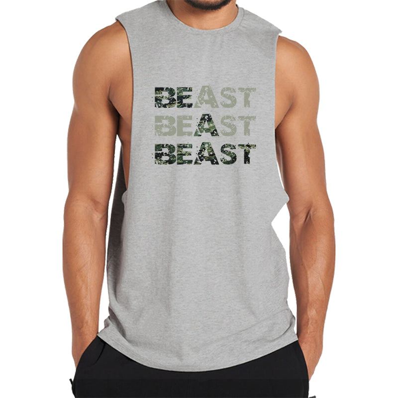 Be A Beast Graphic Tank Top