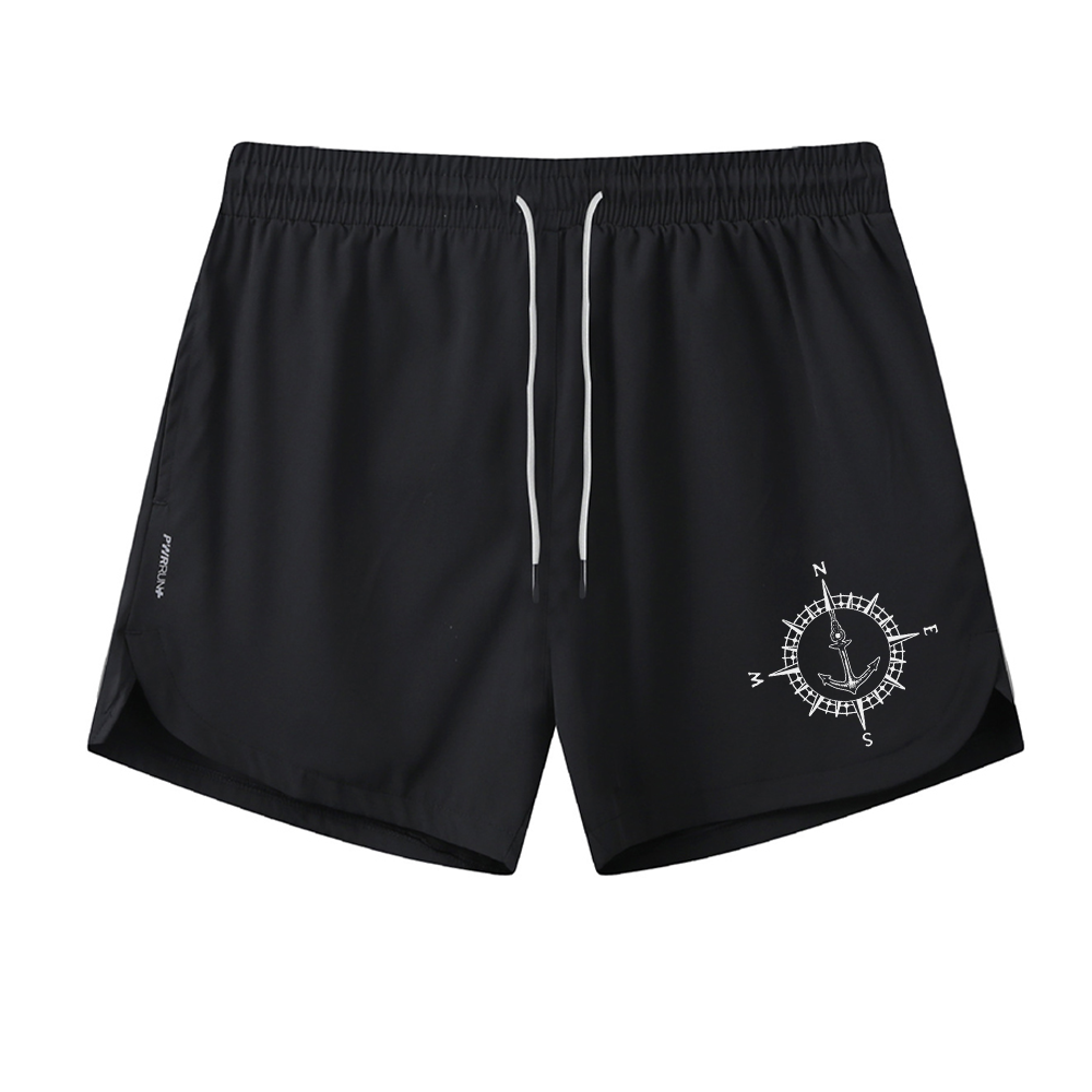 Compass Anchor Graphic Shorts