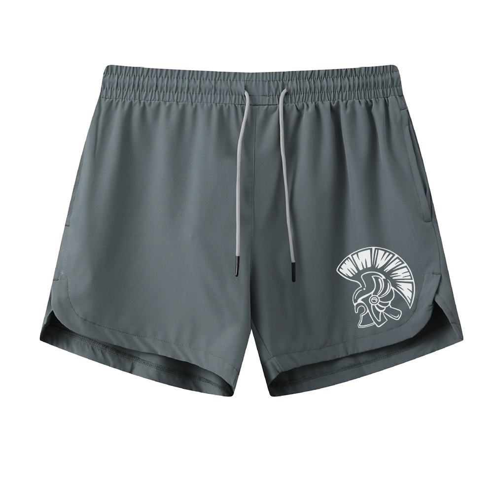 Spartan Helmet Graphic Shorts