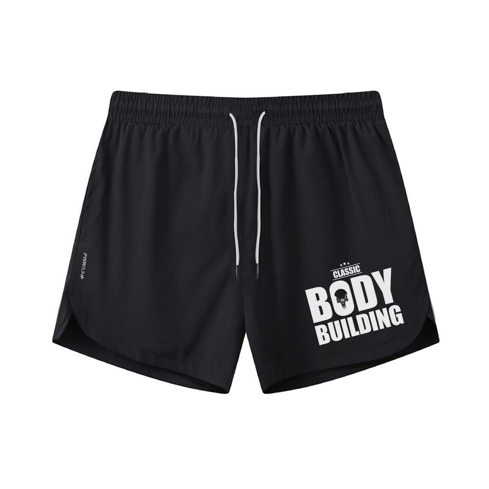 Body Building Graphic Shorts