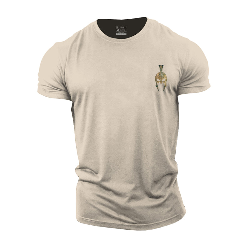 Mini Spartan Warrior Cotton T-Shirts