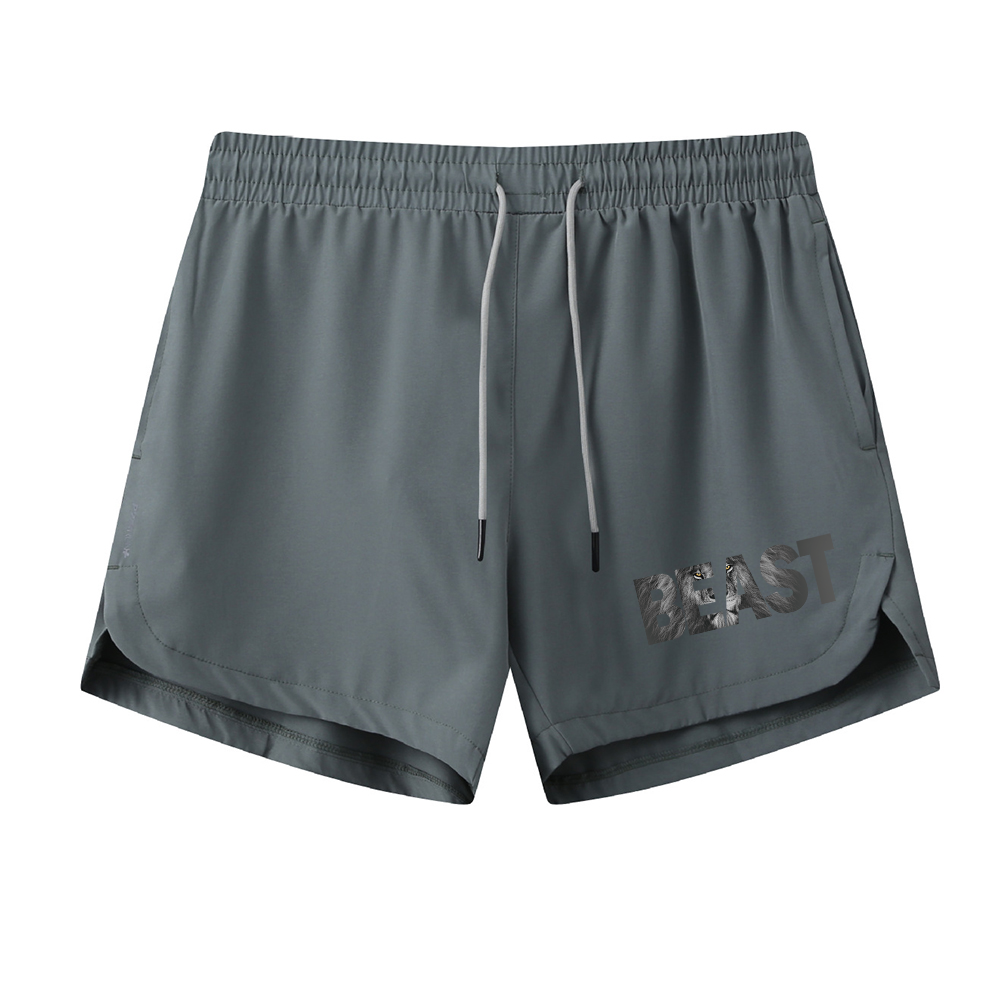 Lion Beast Graphic Shorts