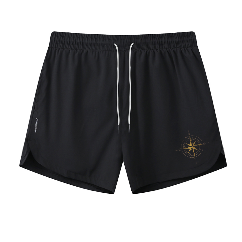 Compasse Graphic Shorts