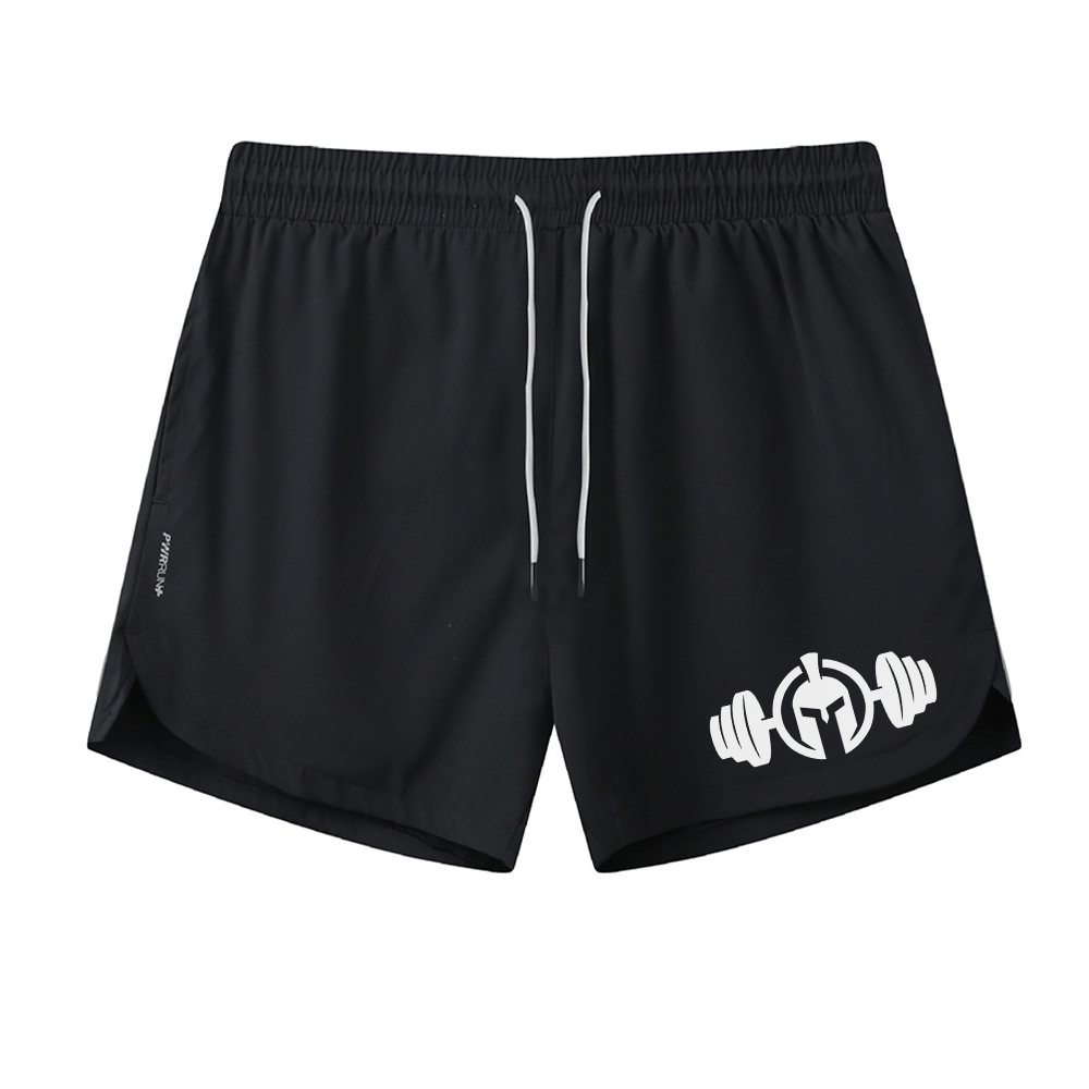 Spartan Dumbbell Graphic Shorts