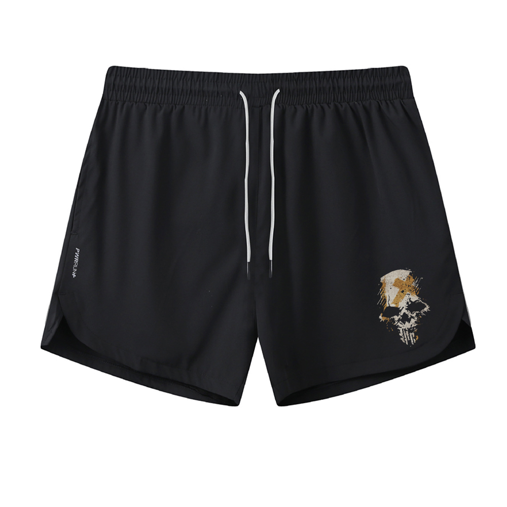 Skull Graphic Shorts