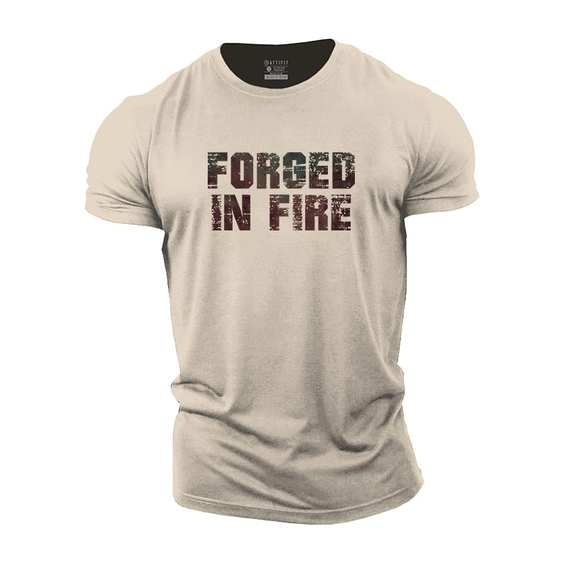 Forged In Fire Cotton Men's T-Shirts