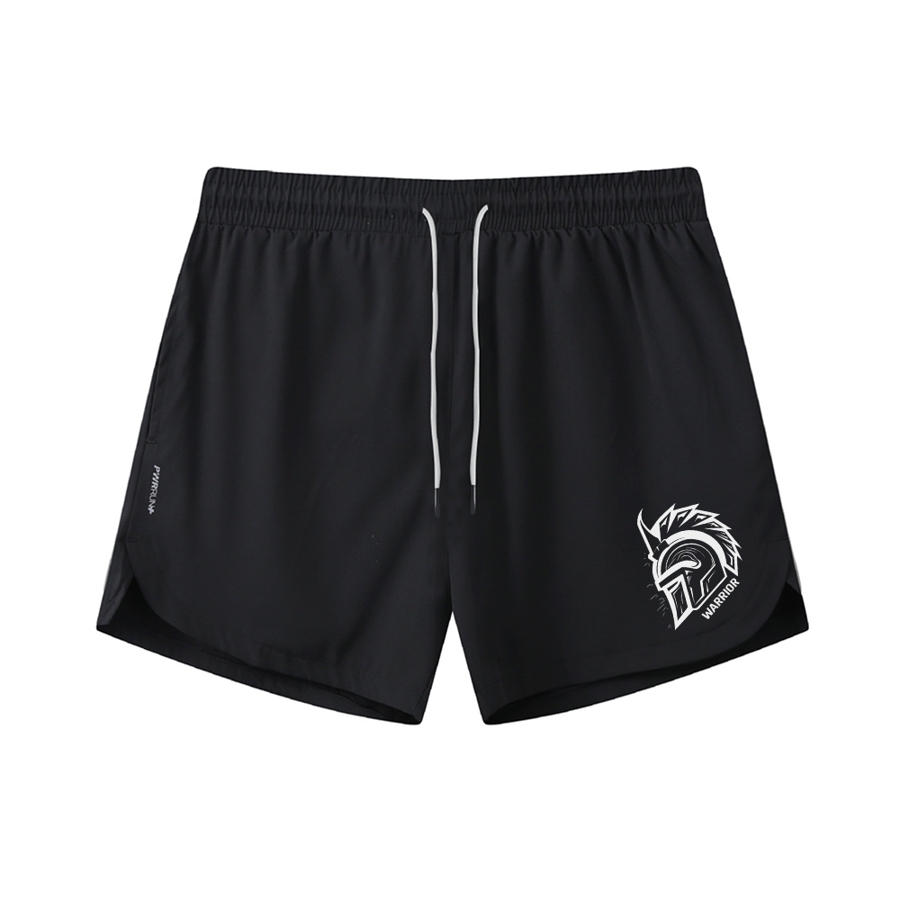 Spartan Warrior Helmet Graphic Shorts