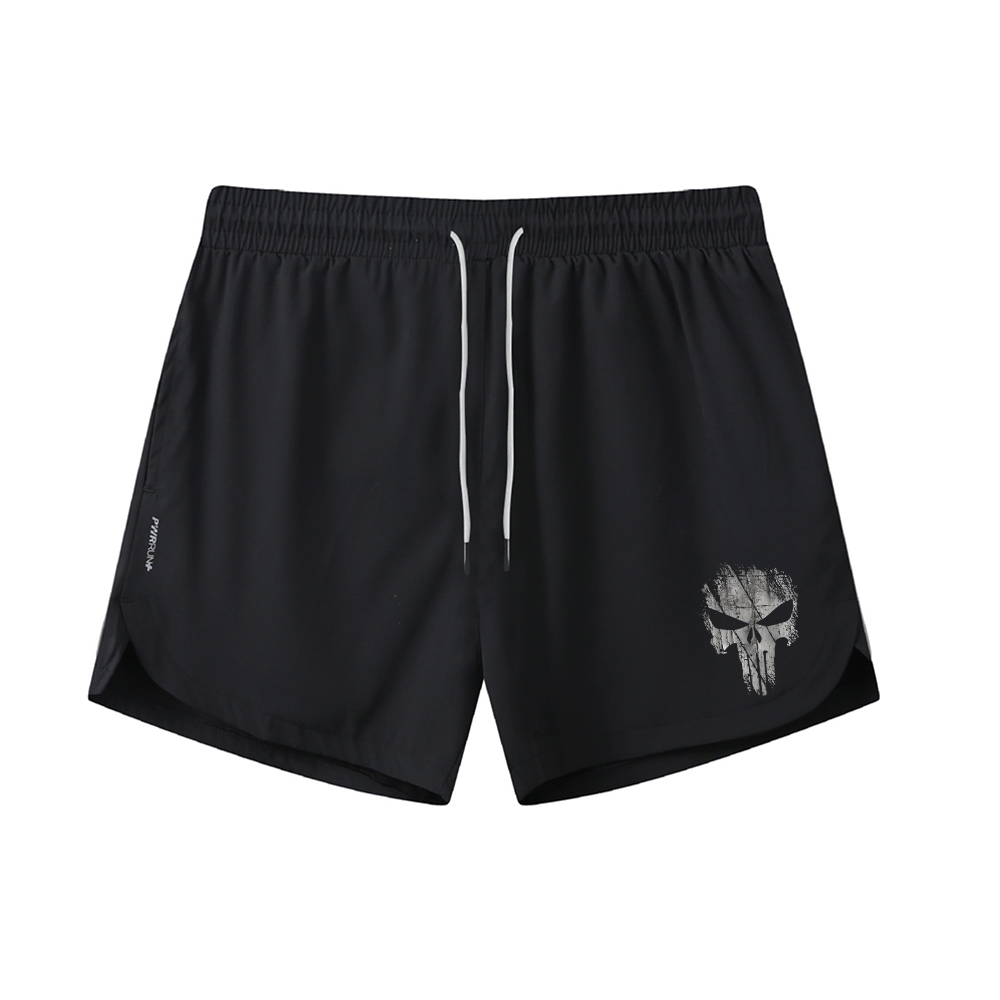 Bark Skeleton Graphic Shorts