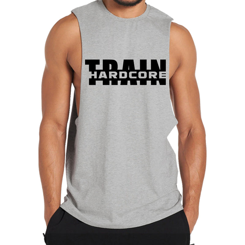 Train Hardcore Graphic Tank Top