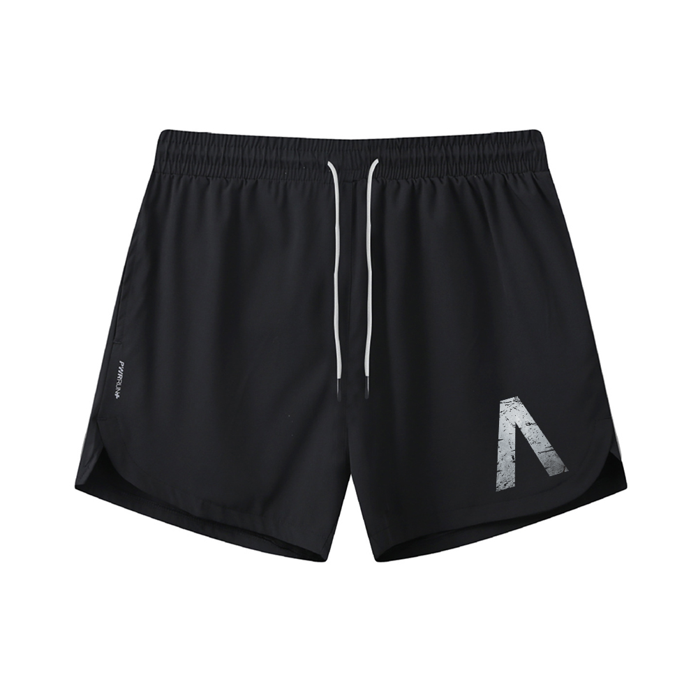 Silver Spartan A Graphic Shorts