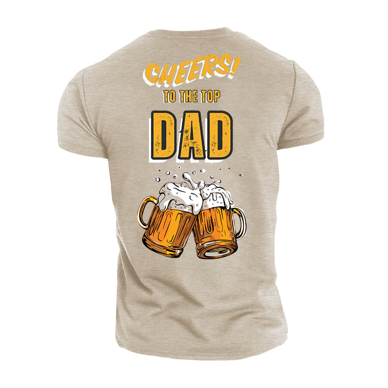 Cheers To Dad Cotton T-shirt