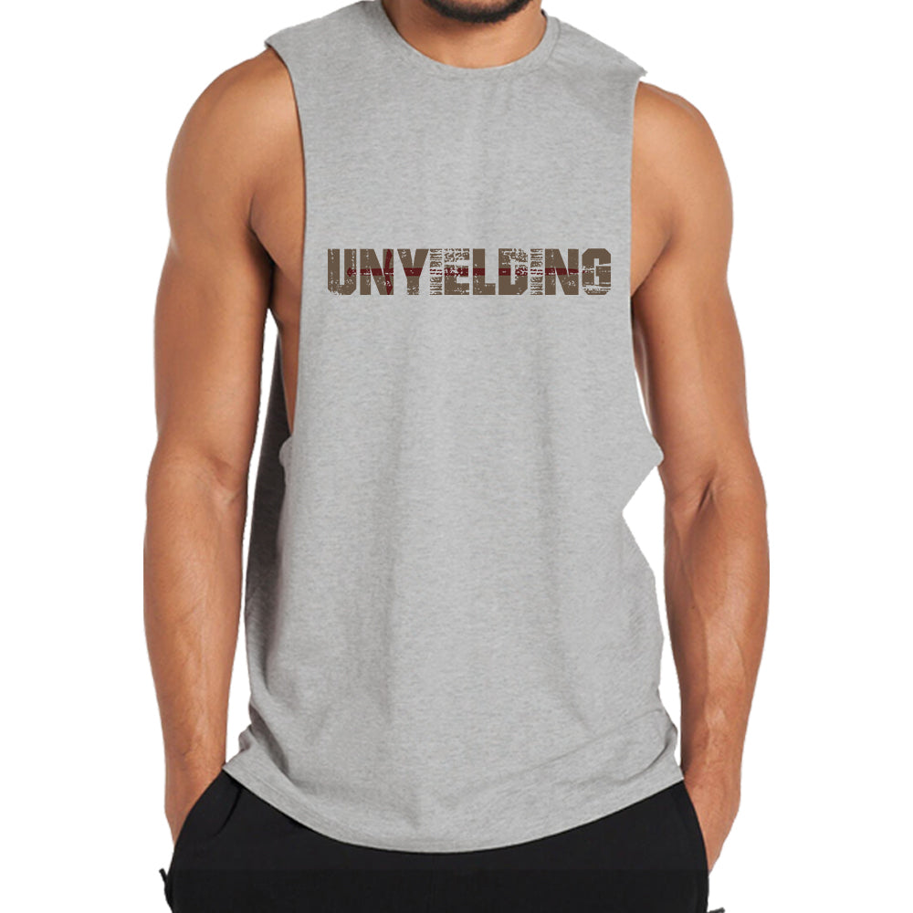 Cotton Unyielding Graphic Tank Top