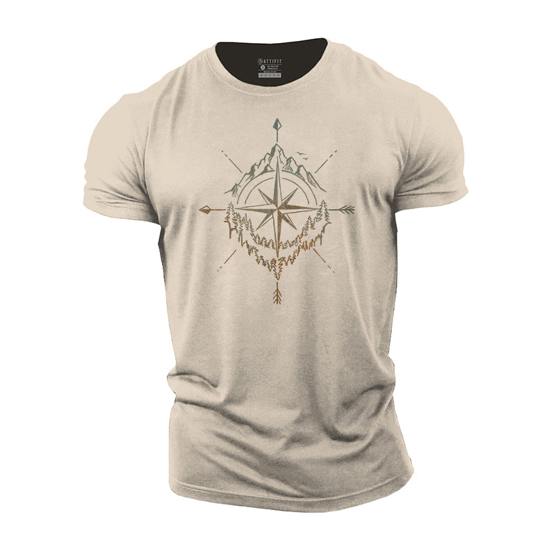 Mountain Compass Cotton T-shirt