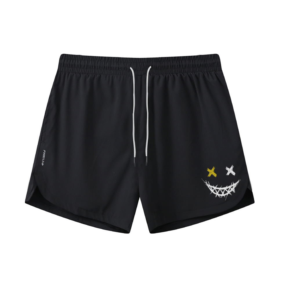 Smiley Graphic Shorts