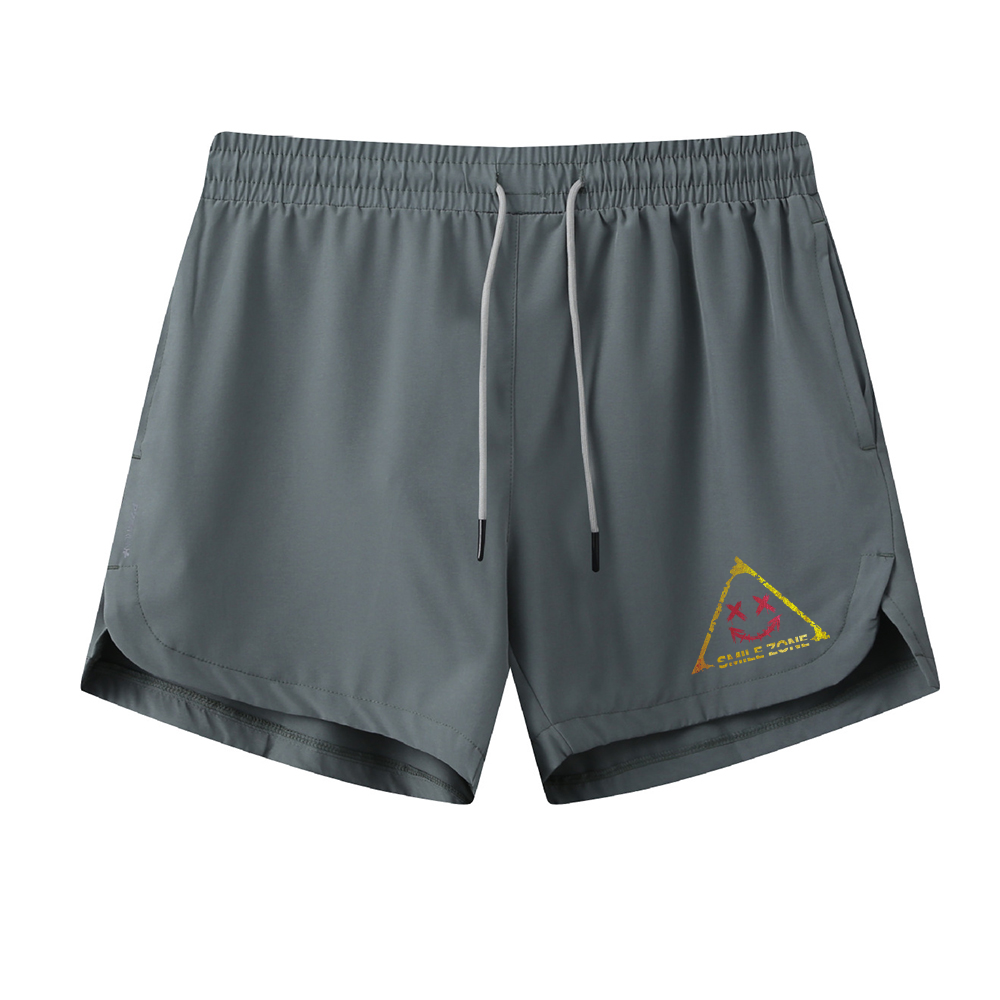 Smile Zone Graphic Shorts