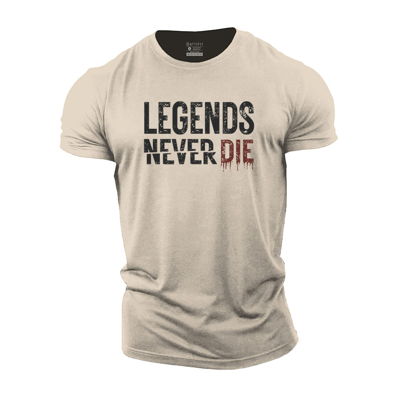 Legends Never Die Cotton T-shirts