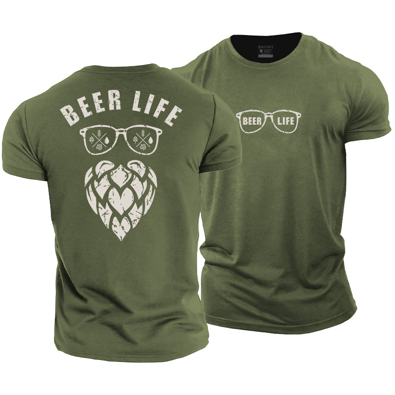 Beer Life Graphic Men's T-Shirts