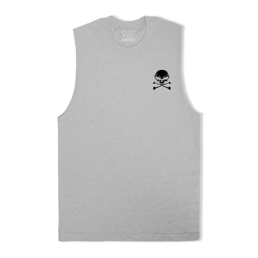 Skull Print Graphic Tank Top