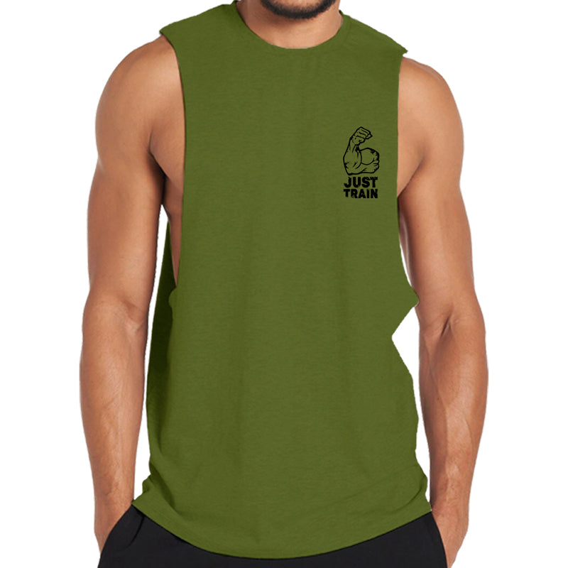 Just Train Graphic Tank Top