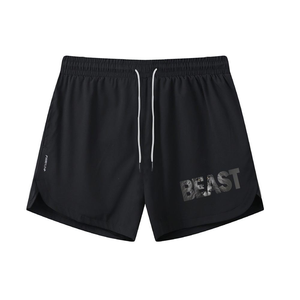 Lion Beast Graphic Shorts